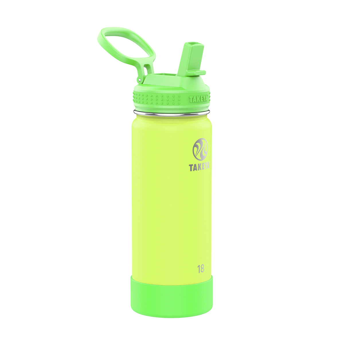 actives-kids-glow-in-the-dark-water-bottle-with-straw-lid-s2 51075-Actives-Kids-Straw-18-GID-LightningGreen-angle.png