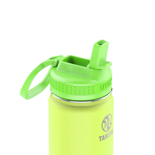 actives-kids-glow-in-the-dark-water-bottle-with-straw-lid-s2 51075-Actives-Kids-Straw-18-GID-LightningGreen-closeup.png