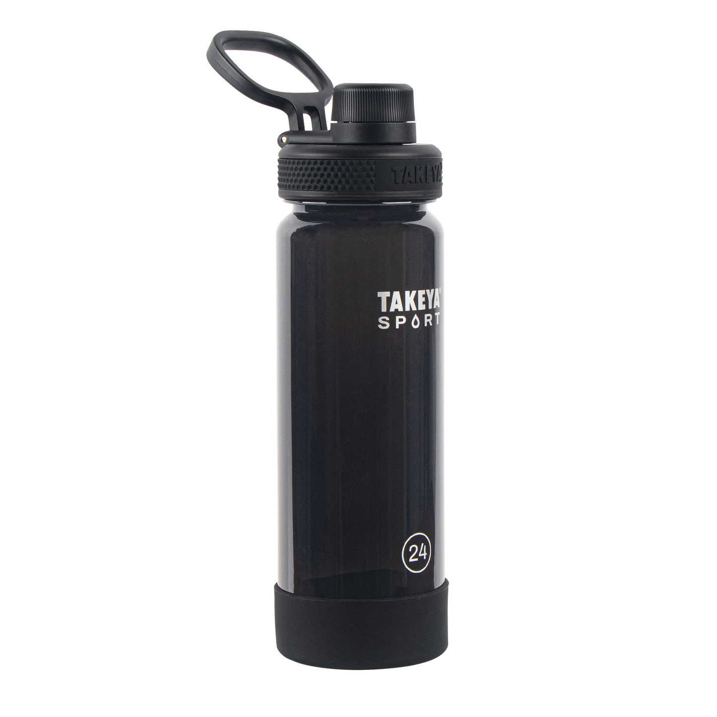 tritan-sport-water-bottle-with-spout-lid-y6 51664-TKS-Tritan-Spout-24-GrandSlamBlack-frontangle.png