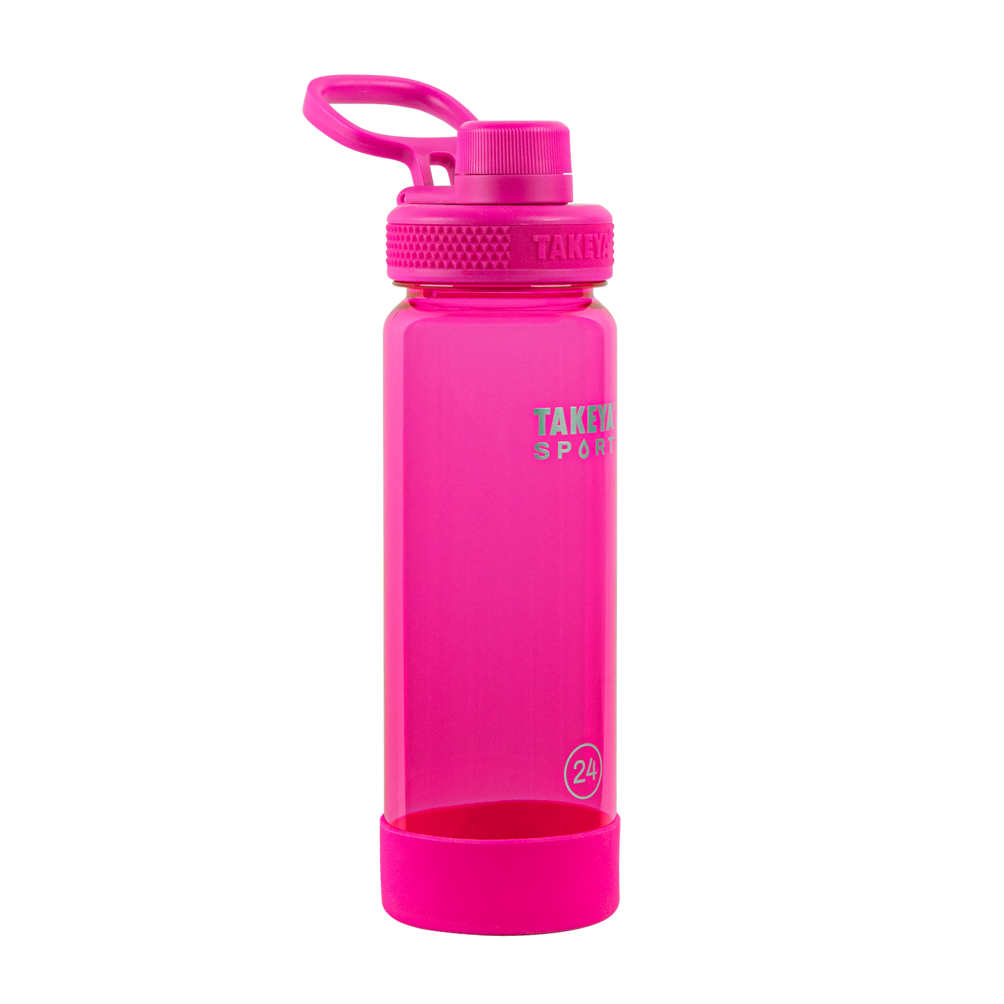 tritan-sport-water-bottle-with-spout-lid-y6 51671-TKS-Tritan-Spout-24-PinkSweep-frontangle.png