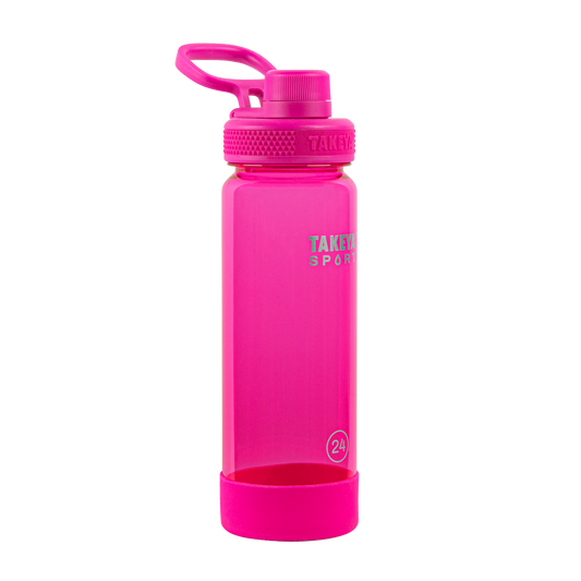 tritan-sport-water-bottle-with-spout-lid-y6 51671-TKS-Tritan-Spout-24-PinkSweep-frontangle.png