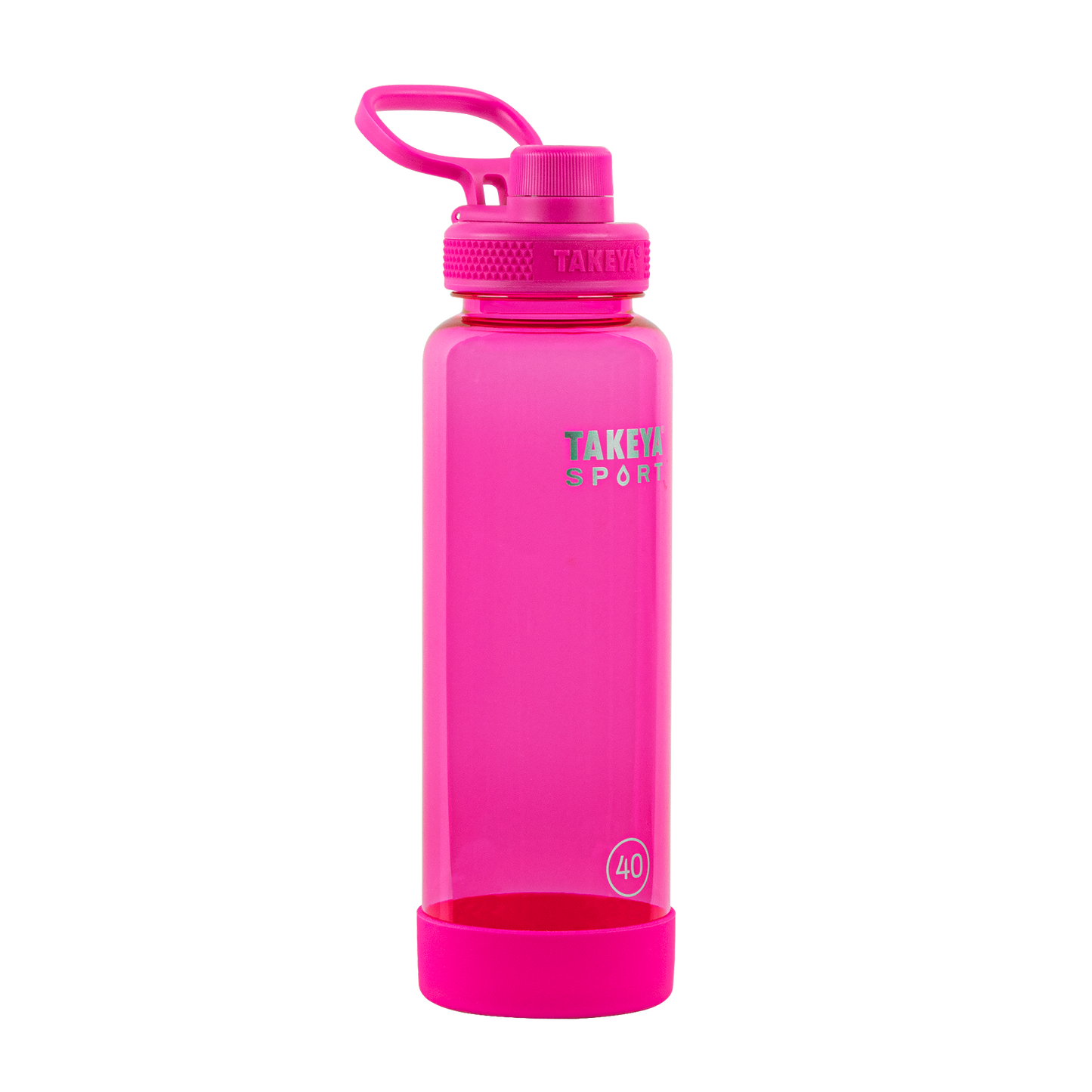 tritan-sport-water-bottle-with-spout-lid-y6 52030-TKS-Tritan-Spout-40-PinkSweep-frontangle.png